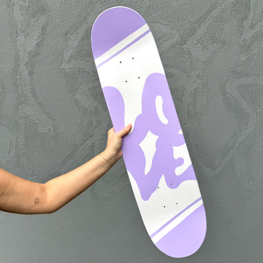 CUSTOM JOB SKATEBOARD - Hand Painted Skate Deck - Hun Sauce