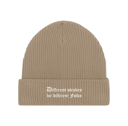 DIFFERENT FOLKS Embroidery Beanie Hat - Hun Sauce