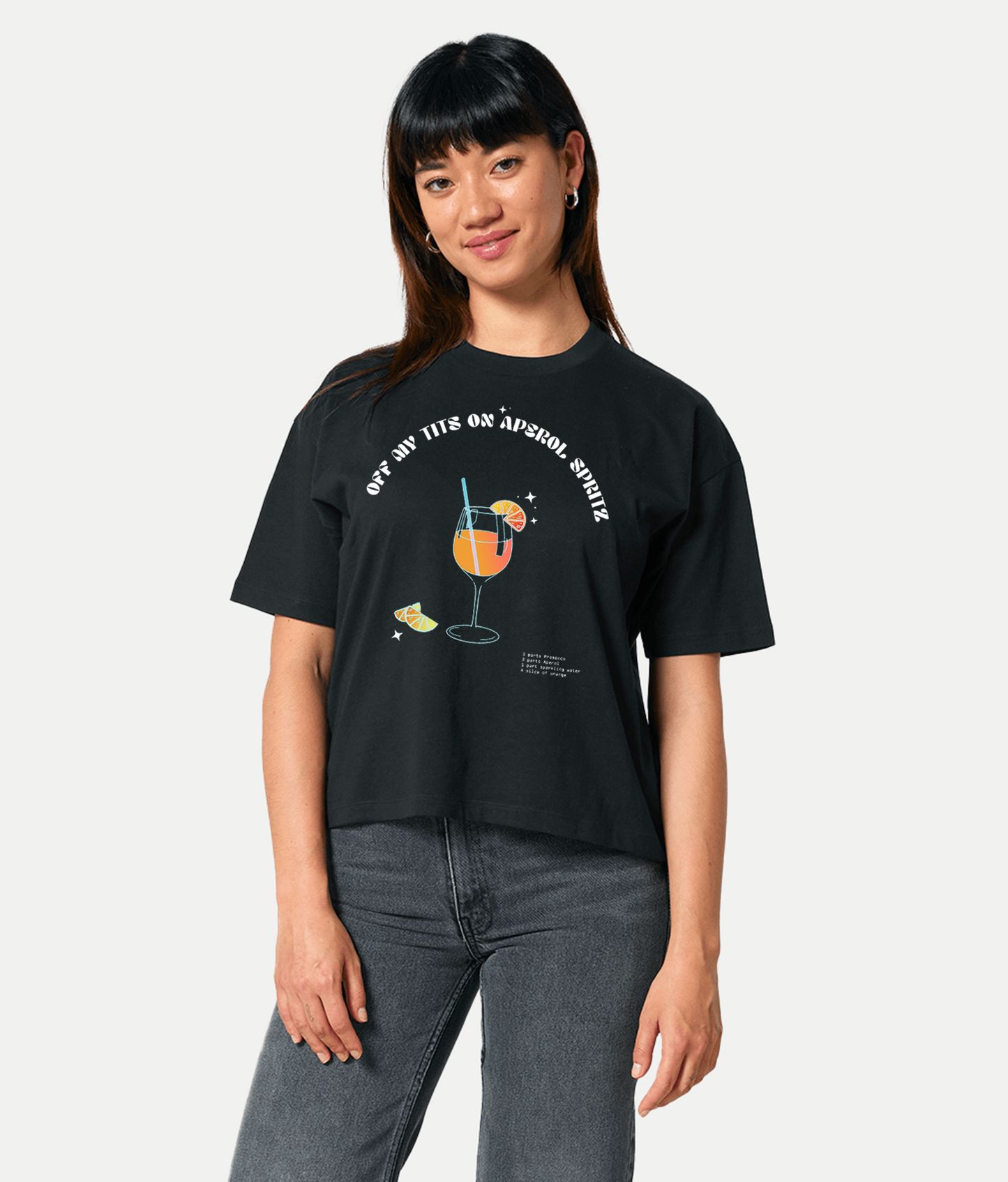 OFF MY TITS ON APEROL SPRITZ Women's T-Shirt - Hun Sauce